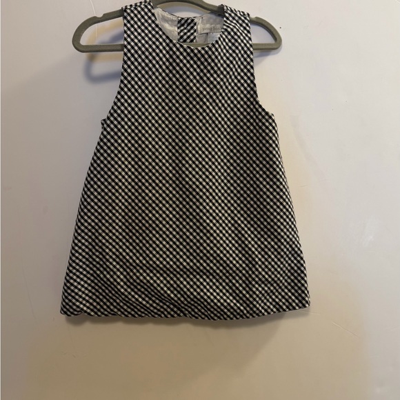 Pottery Barn Kids Black & White Gingham Dress – Size 12–18 Months - Picture 1 of 4